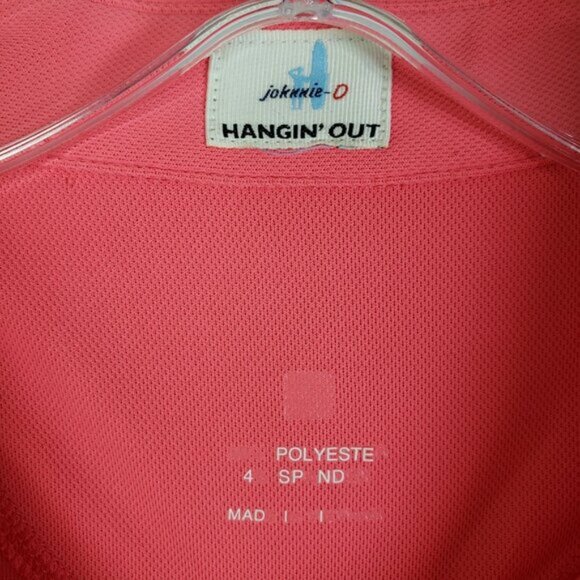 Johnnie-O Hangin' Out Polo Shirt Men's size XXL Coral Reef Surfer Logo - Picture 3 of 10